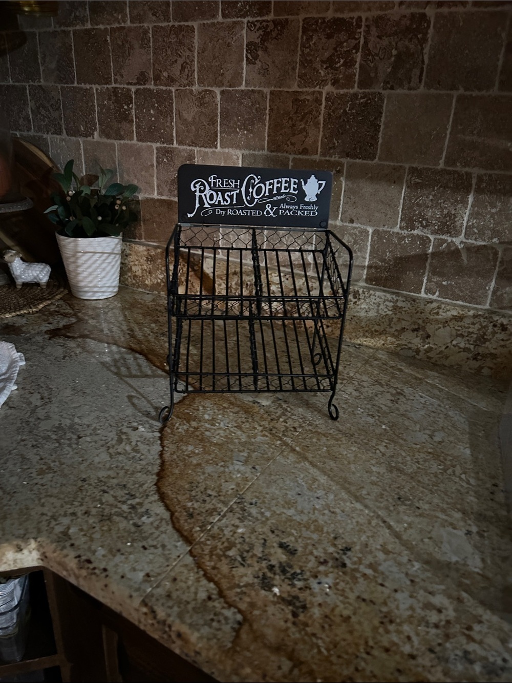Coffee Pod Holder Rack - Black